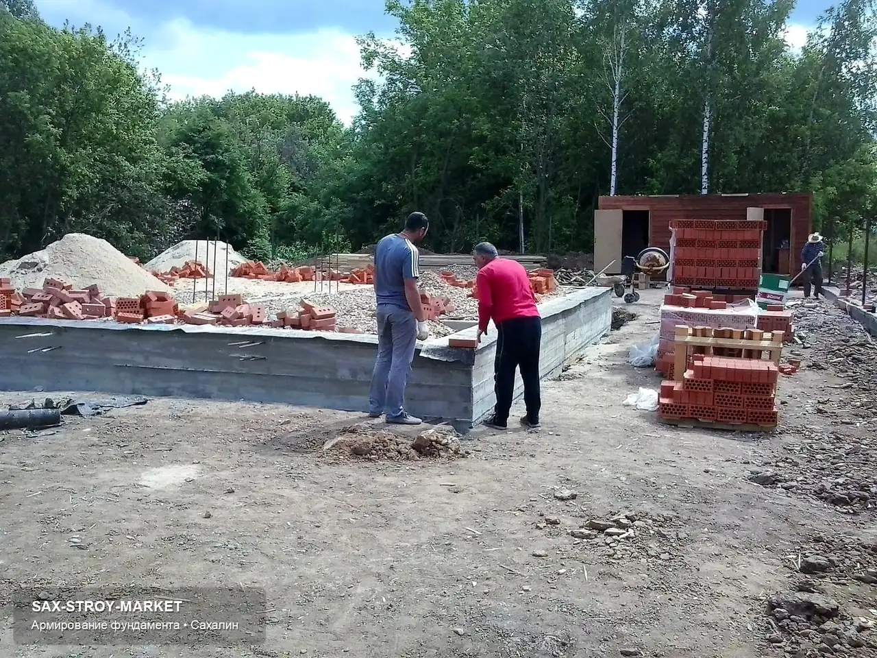Устройство фундамента: основание под дом, фундамент для частного дома — Южно-Сахалинск, Сах-Строй-Маркет