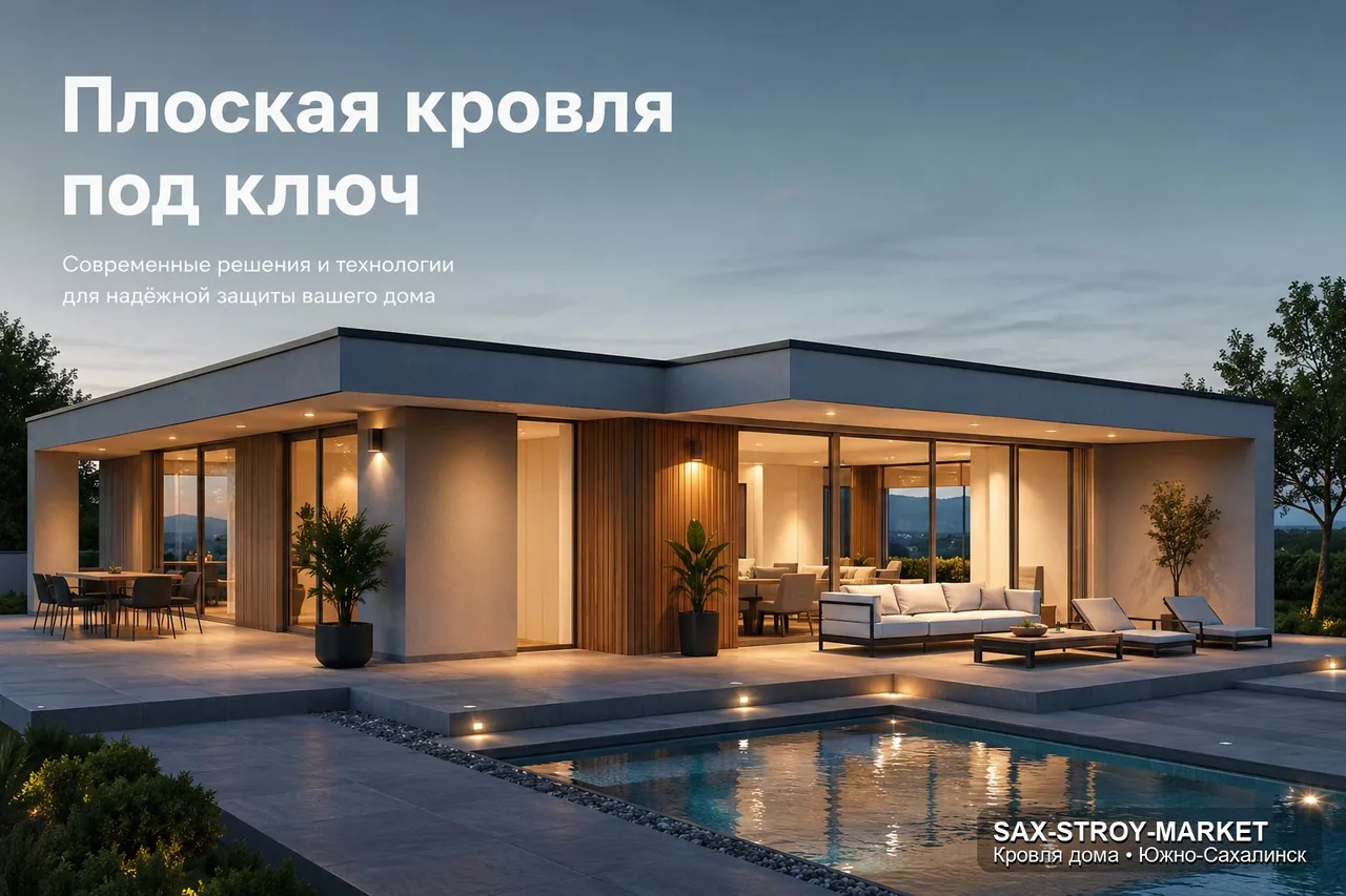 Кровельные работы: кровля частного дома, первые фото слайдера — Южно-Сахалинск, Сах-Строй-Маркет